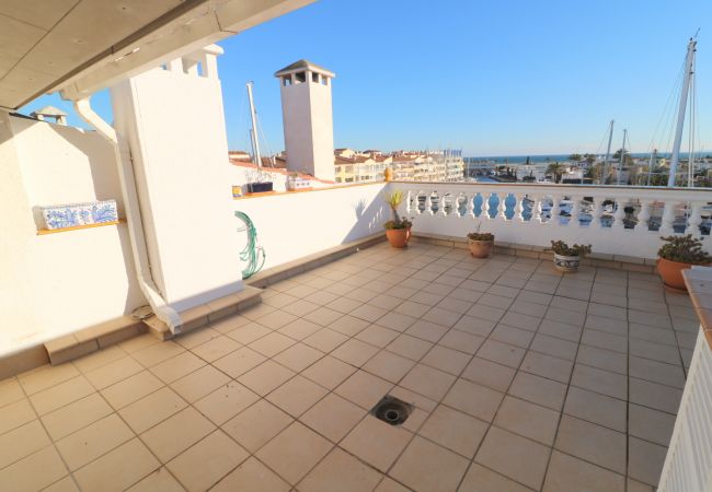 Apartamento en Empuriabrava - CAVALL DE MAR - Piso, vista al puerto