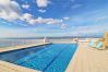 Apartamento en Rosas / Roses - Resid. Puig Rom 187, magnifica vista al mar