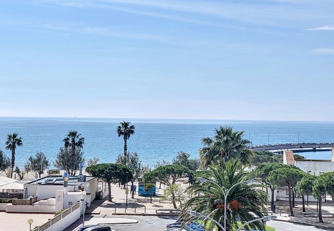 Apartamento en Rosas / Roses - Gran Canal - Apartamento visto al mar, 50 M de la