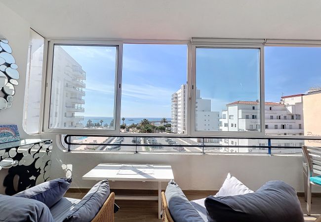 Apartamento en Rosas / Roses - Gran Canal - Apartamento visto al mar, 50 M de la