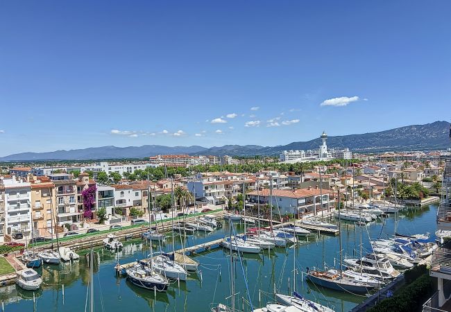 Apartamento en Empuriabrava - Bahia II 605 - Magnifivo piso vista al mar de 2 ha