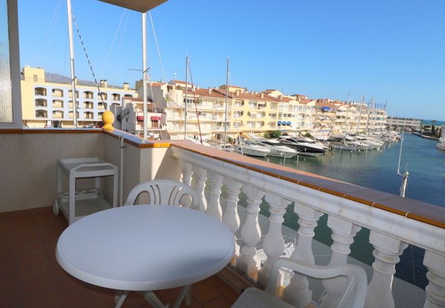 Apartament en Empuriabrava - CAVALL DE MAR - Piso, vista al puerto