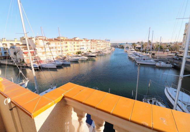 Apartament en Empuriabrava - CAVALL DE MAR - Piso, vista al puerto