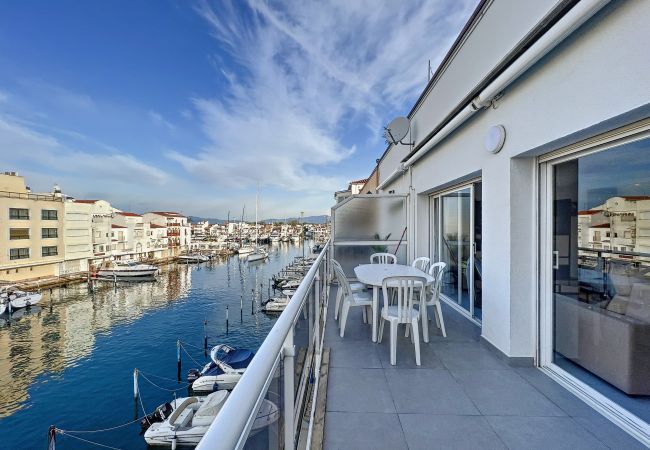 Apartament en Empuriabrava - Port Moxo 78 -22 - Piso vista Canal