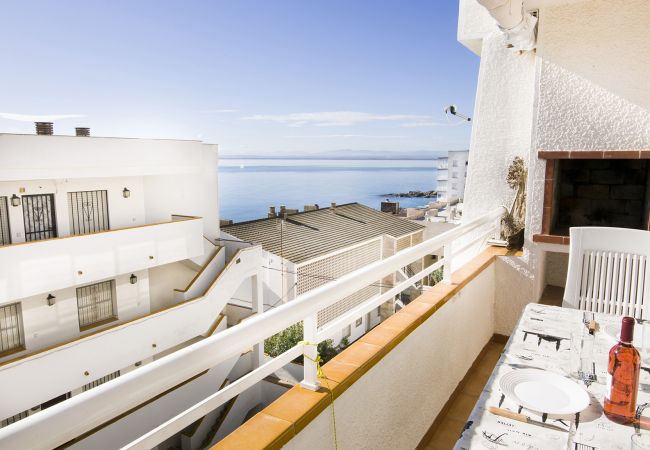 Apartament en Rosas / Roses - Ariadna - Piso, Vista al mar y Piscina Comunitaria