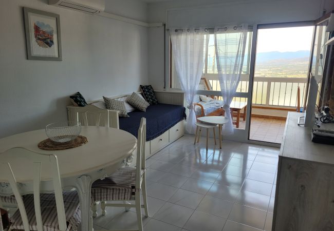 Apartament en Rosas / Roses - Jardins III B 2 - Piso con vista al mar y piscina