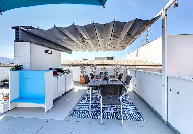 Apartament en Rosas / Roses - B.Marina 410 - Atico un dormitorio vista canal