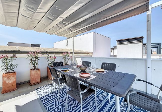 Apartament en Rosas / Roses - B.Marina 410 - Atico un dormitorio vista canal