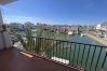 Apartment in Empuriabrava - Port Alegre 23 - Piso con un balcon grande y vista