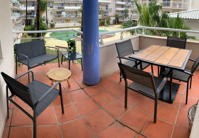  in Rosas / Roses - Port Canigo 1 150- Magnifico Apartamento con pisci