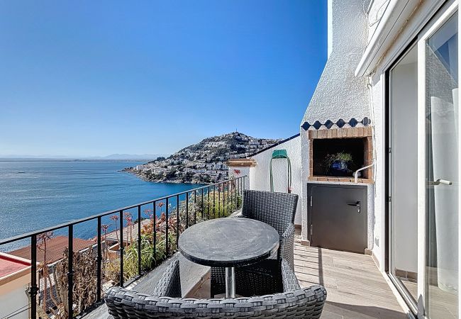 House in Rosas / Roses - ROSALES – Casa vistas al mar y piscina comunitari