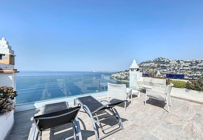 House in Rosas / Roses - ROSALES – Casa vistas al mar y piscina comunitari