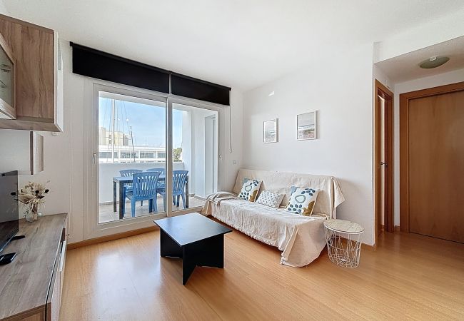 Apartment in Rosas / Roses - R. MARINE II 139 – Piso vista al canal y piscina