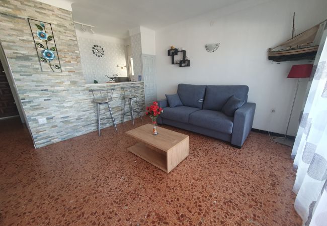 Ferienwohnung in Rosas / Roses - Les  Roques, Apartamento vista al mar