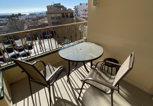 Ferienwohnung in Rosas / Roses - Sant Joan 3-4 Piso, vista al mar, cerca Playa, cén