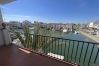 Ferienwohnung in Empuriabrava - Port Alegre 23 - Piso con un balcon grande y vista